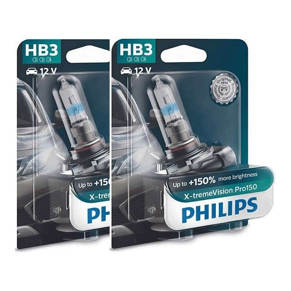 NOVAS Lâmpadas Philips X-treme Vision PRO150 H1/H4/H7/H11/HB3/HB4/HIR2