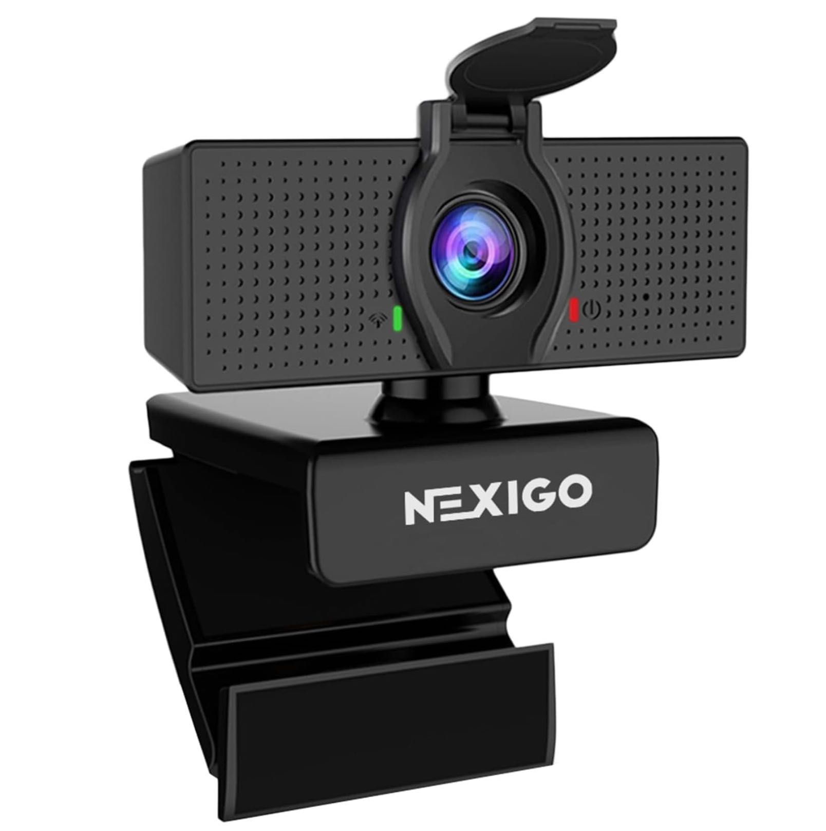 NexiGo N60 1080P Webcam HD Microphone  Privacy Cover, 110° Field View