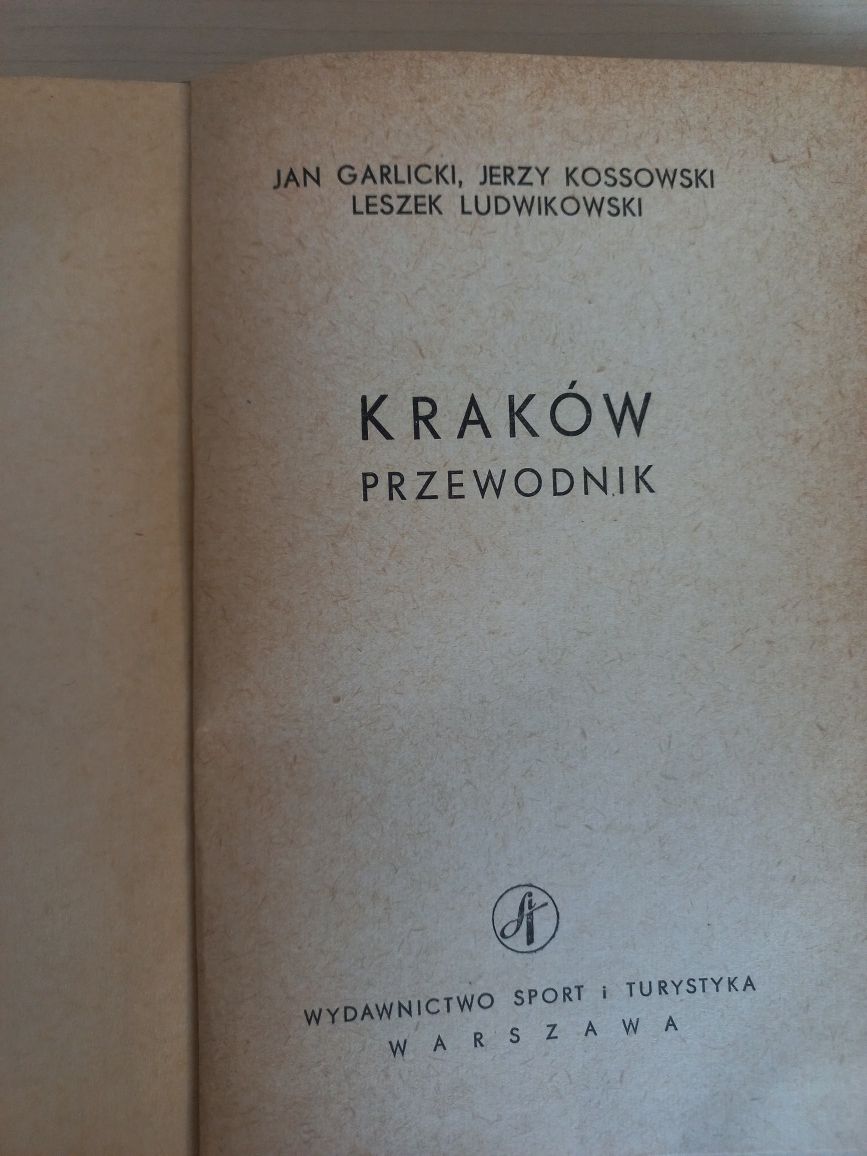 "Kraków". Przewodnik. Biały kruk z 1967r.