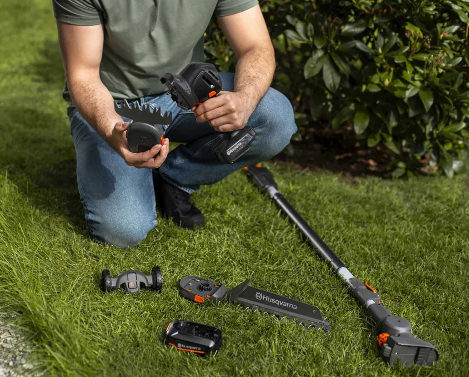 Nożyce Akumulatorowe Do Na Wysięgniku Husqvarna Aspire Se20-P4A Zestaw