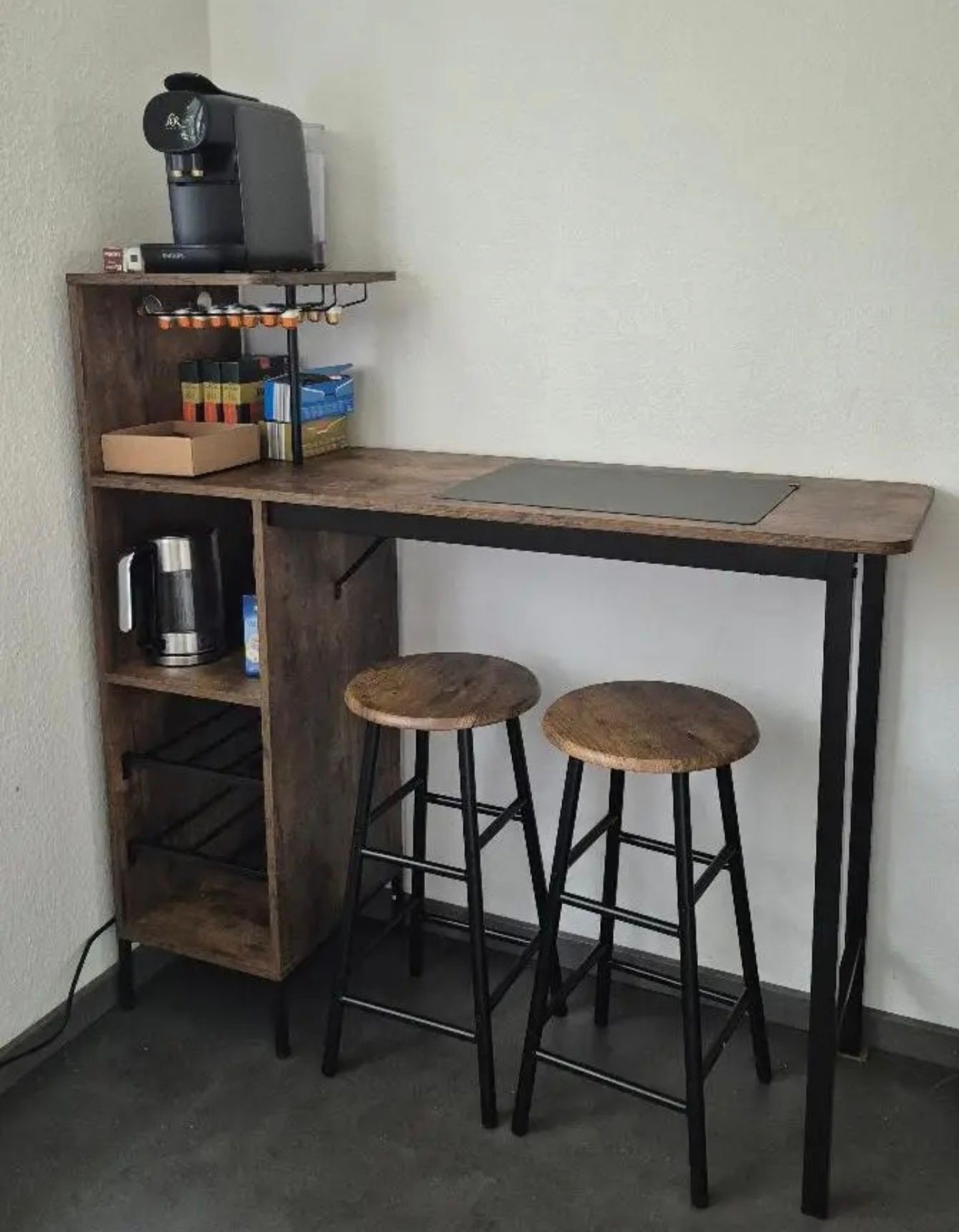 Ilha/mesa de cozinha c/bancos
