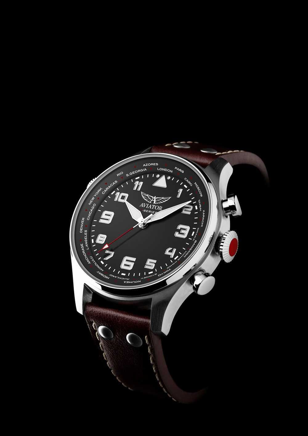 Розумний чоловічий НОВИЙ годинник AVIATOR F-series часы SmartWatch