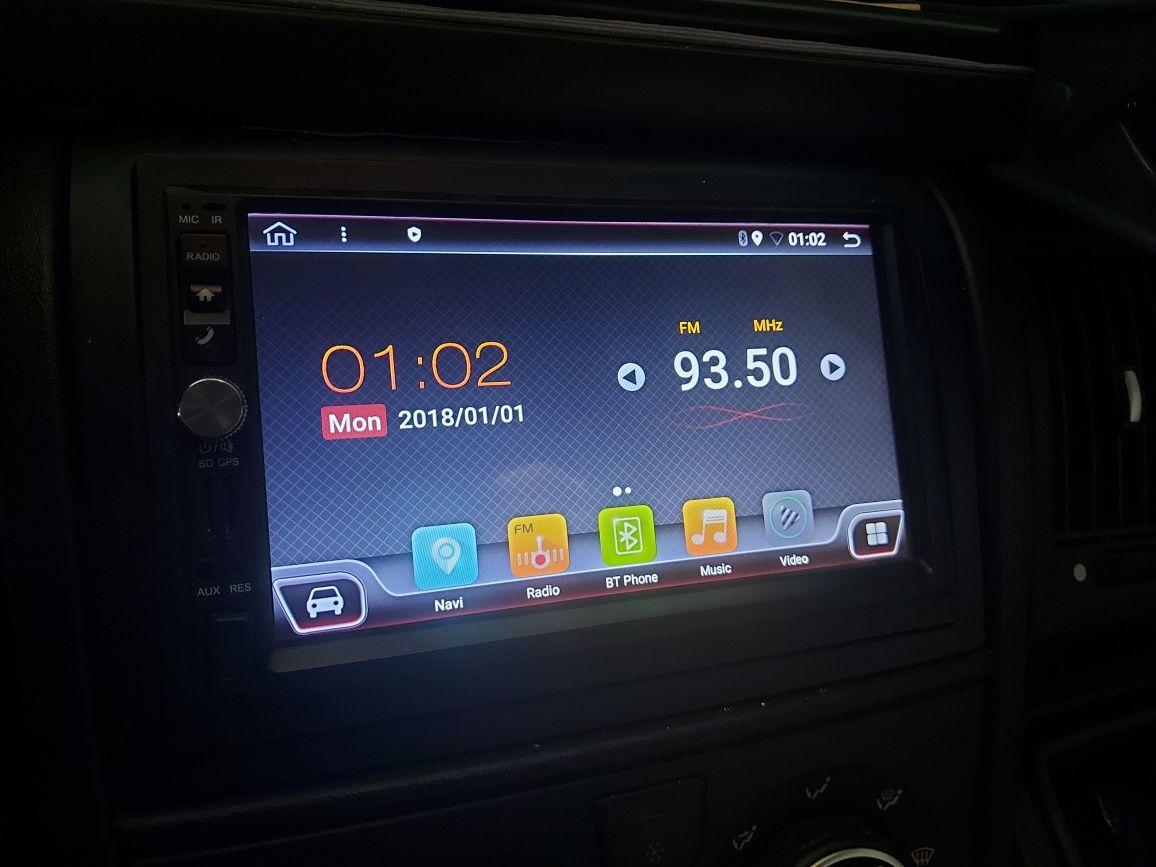 Radio Android 2DIN 4GB/64RAM 2xMicroSD 7cali Samochodowe