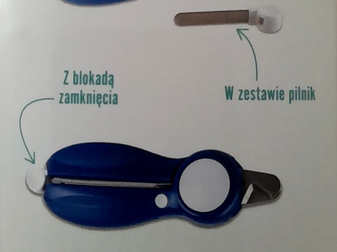 Obcinacz do paznokci z latarką i pilnikiem.Dla zwierząt.