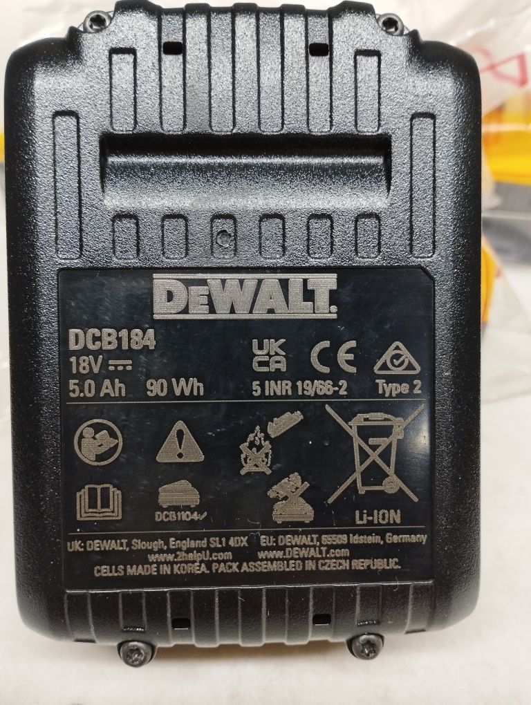 Akumulator XR Li-Ion 18V 5Ah DCB184 DEWALT