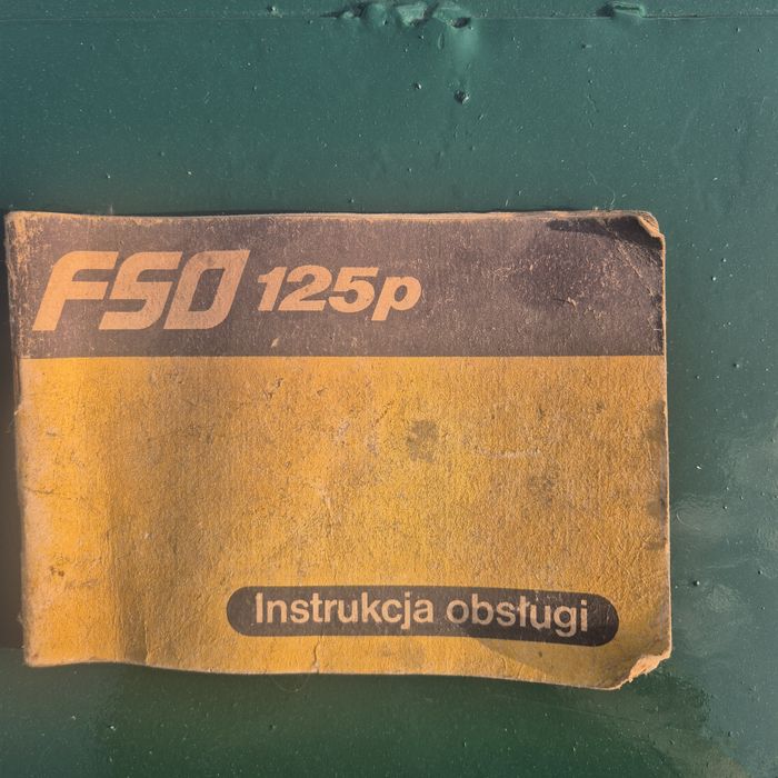 Instrukcja obsługi fiat 125p FSO