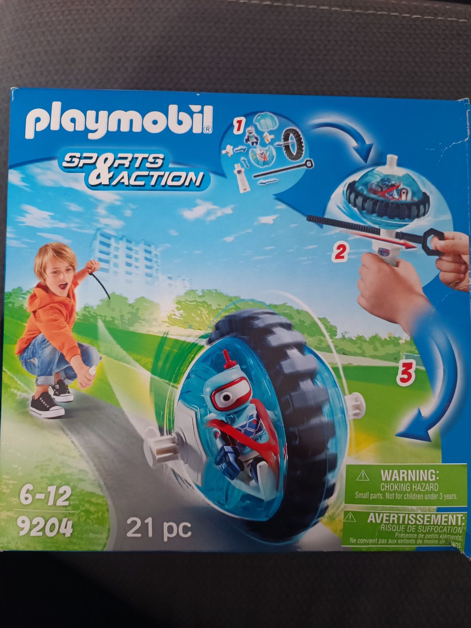 Playmobil wyrzutnia kuli