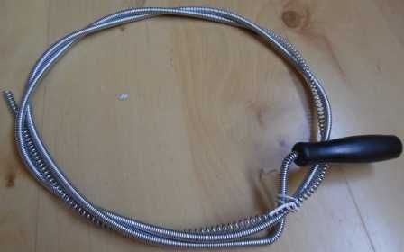Żmijka, spirala do przepychania rur  140 cm
