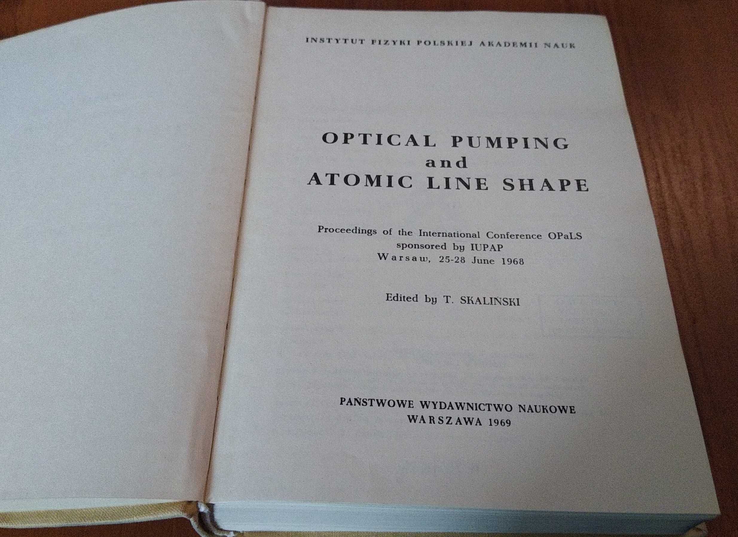 Optical pumping and atomic line shape proceedings of the ... Skaliński