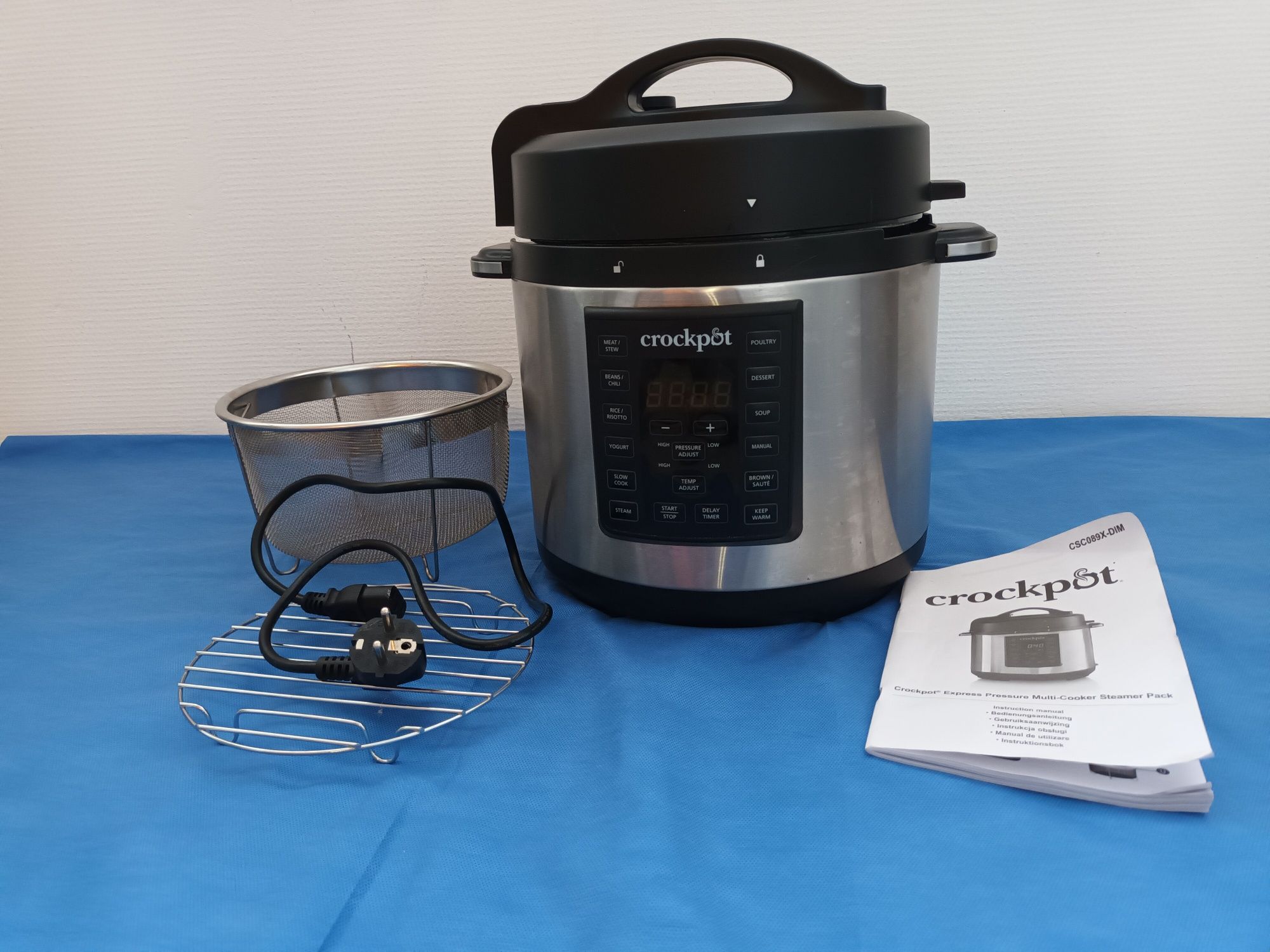 Мультиварка  пароварка під тиском crockpot  cs089x-dim