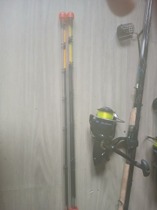 Dwie wędki feeder + pokrowiec