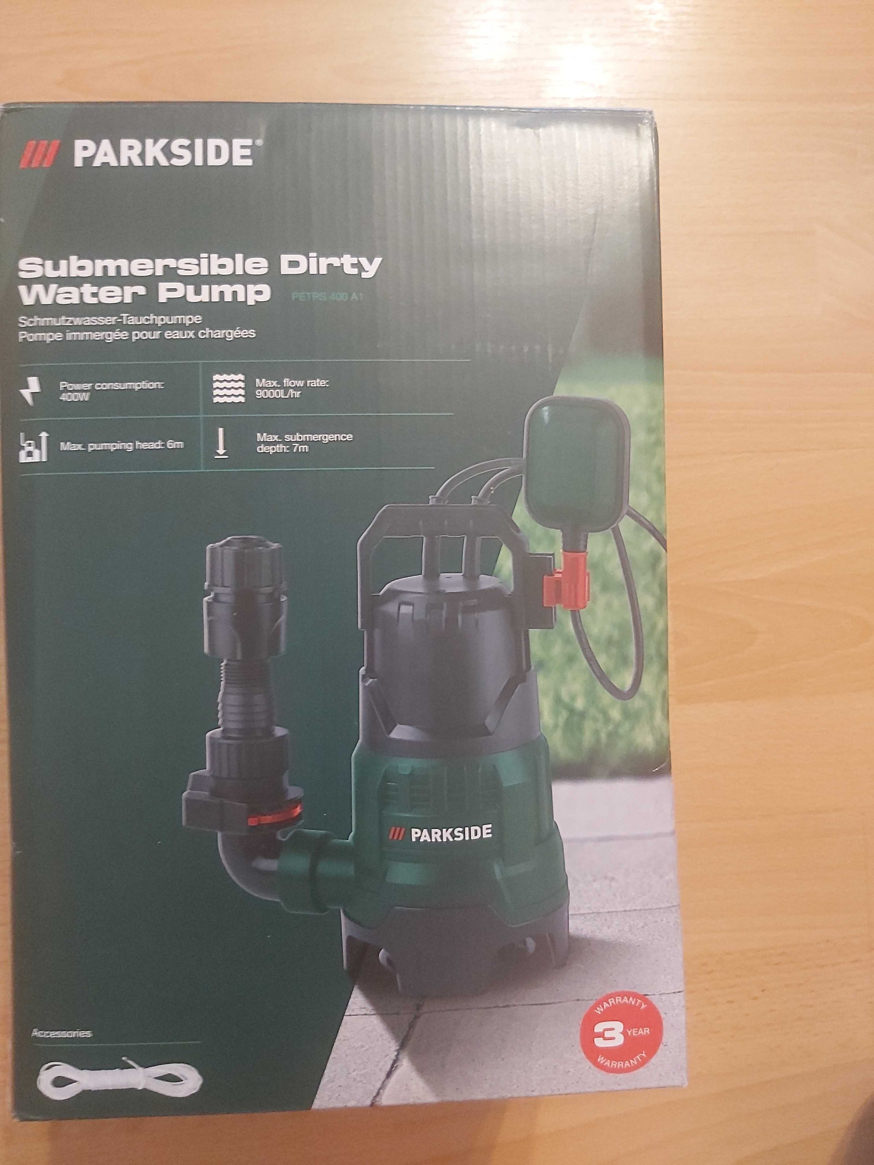 Pompa zanurzeniowa PARKSIDE do brudnej wody PTPS 400 A1, 9.000 l/h
