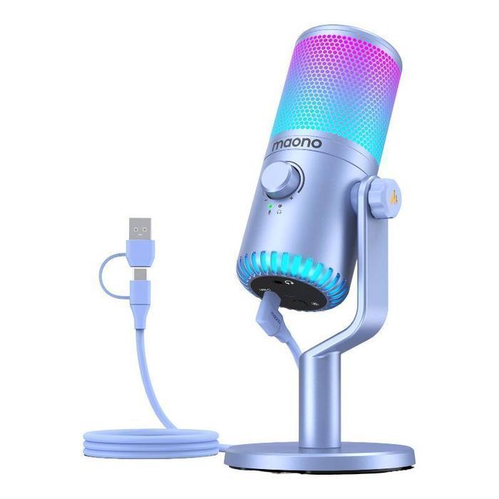 Mikrofon Maono Dm30Rgb (Fioletowy)