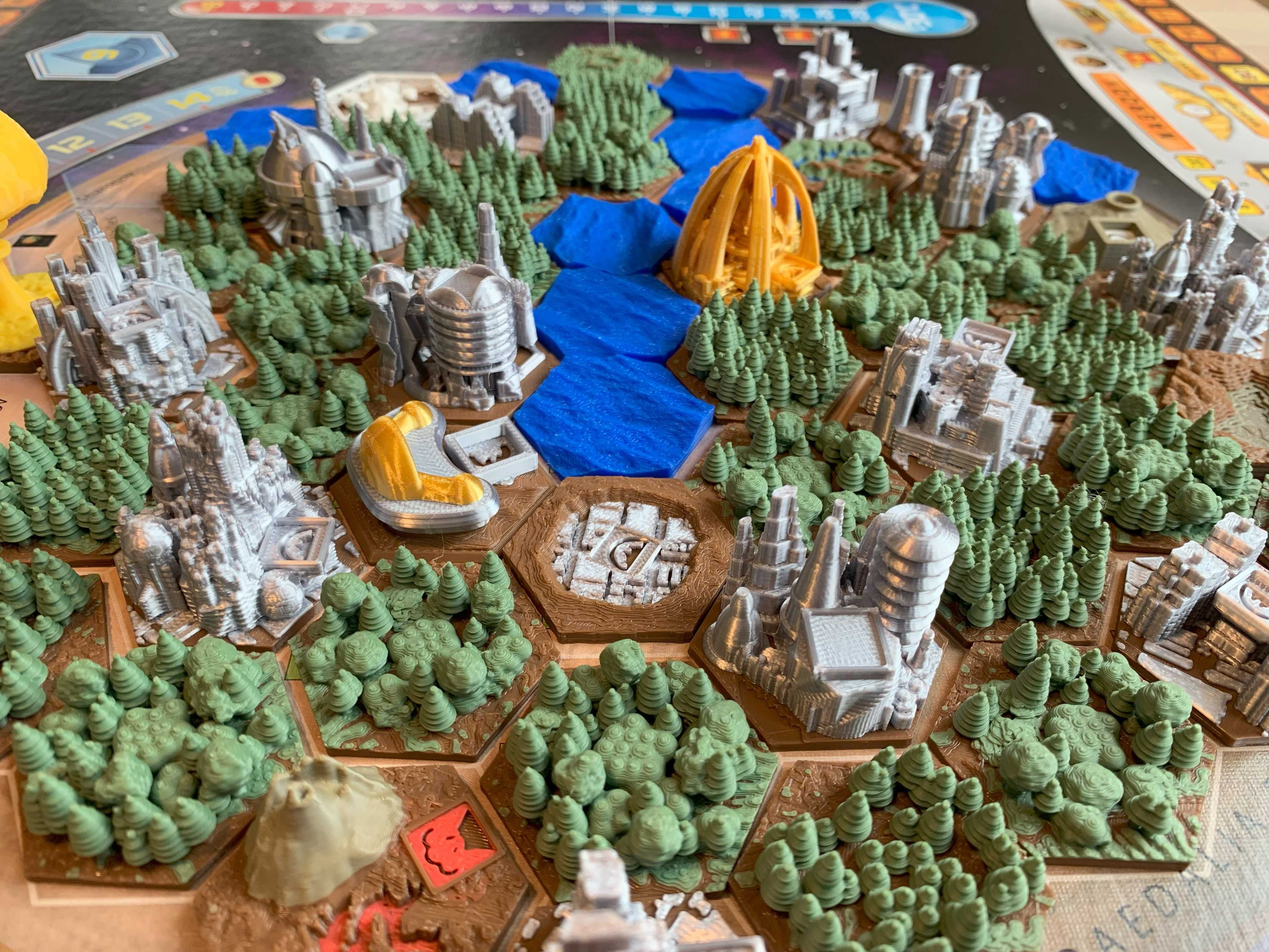 Terraformacja Marsa - komplet modeli 3D PREMIUM + organizer / insert