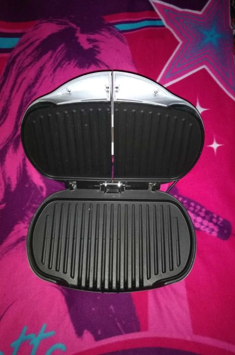 Grill elektryczny George Foreman podwójny na mięso bułki hamburgery