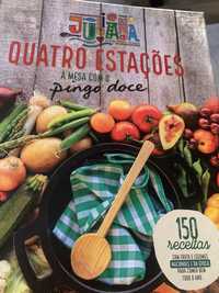 Livro de culinária 150 receitas com fruta e legumes