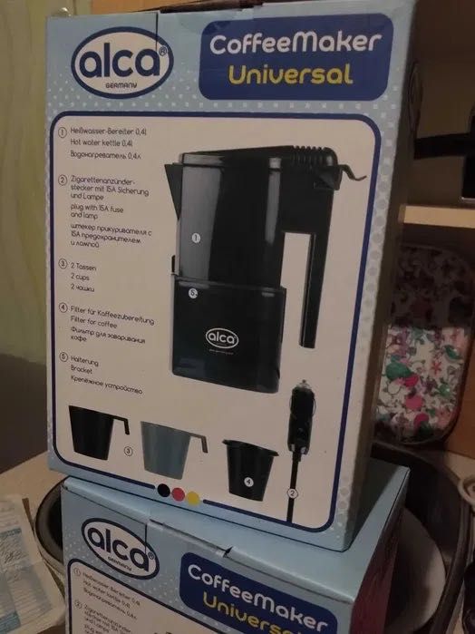 Автомобільний чайник 12V 400ml Germany  “Coffee Maker”