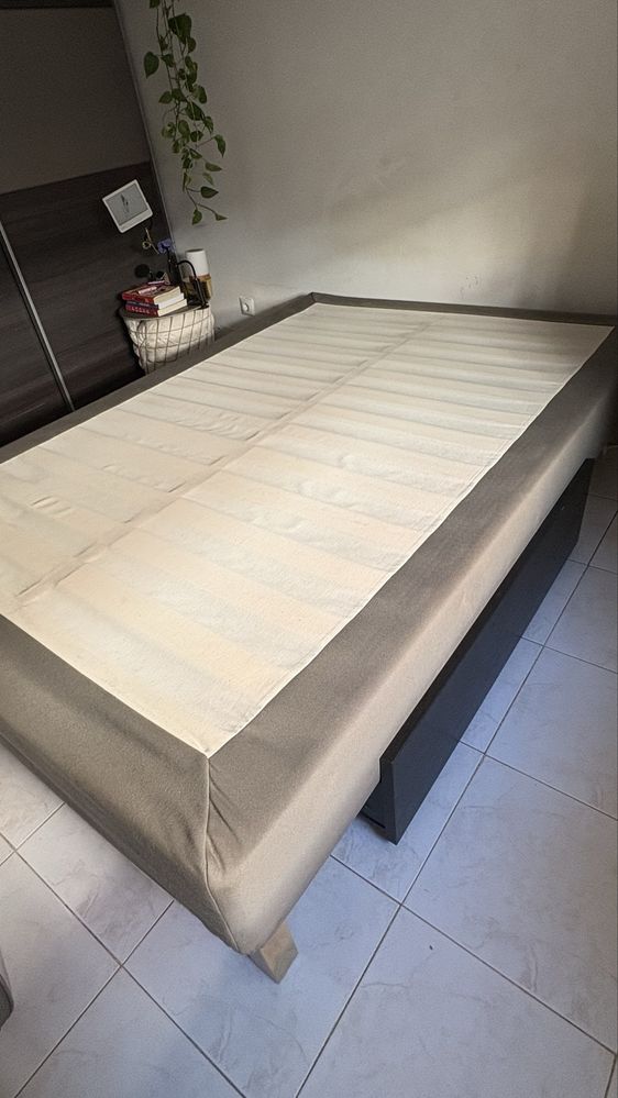 Cama Sommier estrado Lyngör IKEA 140x200 + gavetas MALM