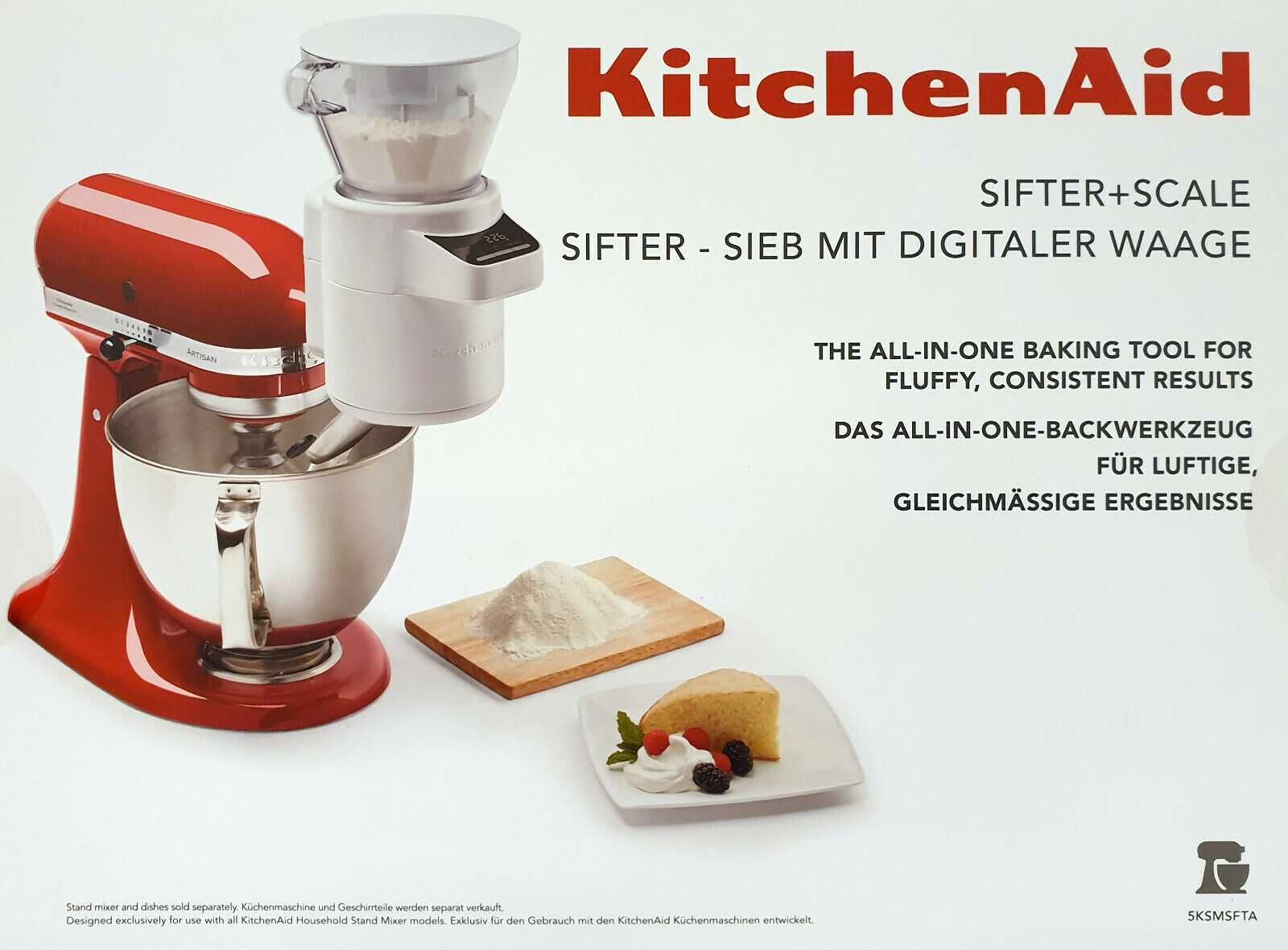 Kitchenaid 5KSMSFTA Przesiewacz z wagą