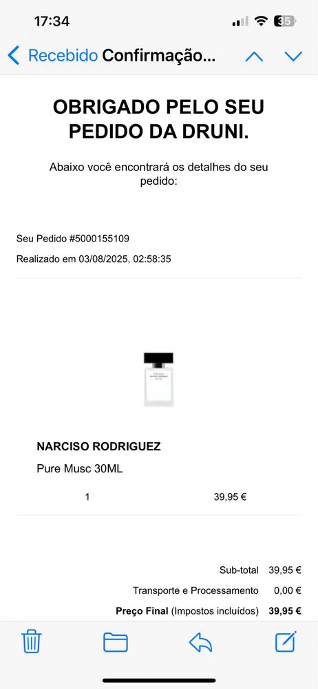 NARCISO RODRIGUEZ FOR HER Pure Musc - Eau De Parfum 30 ml
