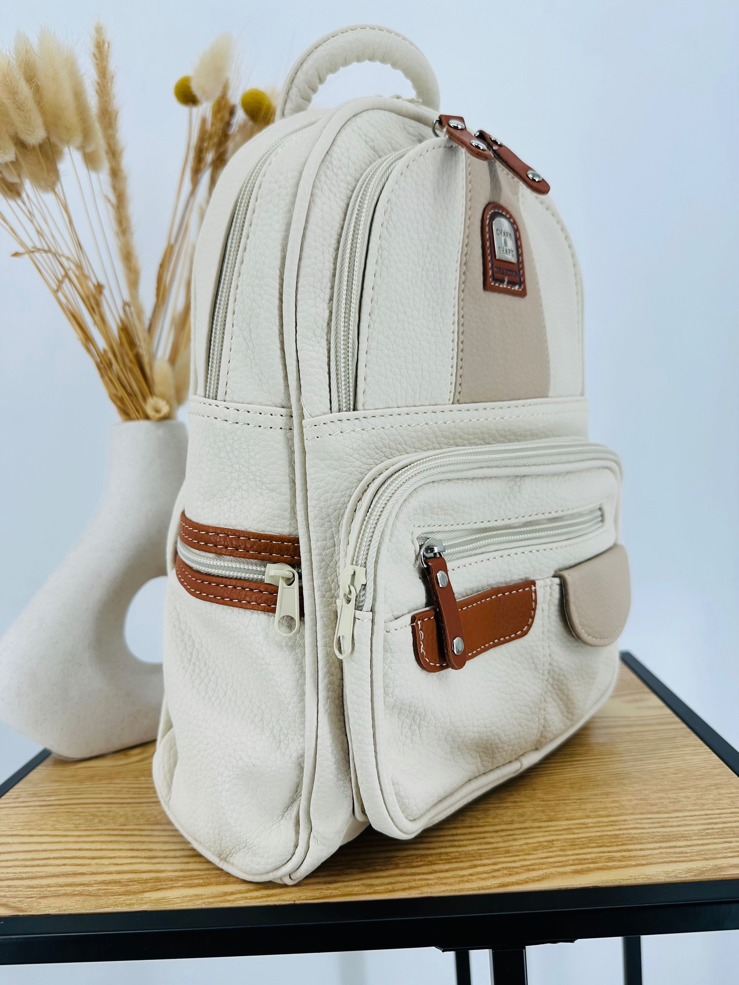 Nowy plecak damski jasny firmowy charm & shape