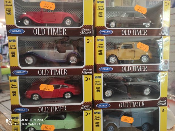 Modele starych samochodów Old Timer
