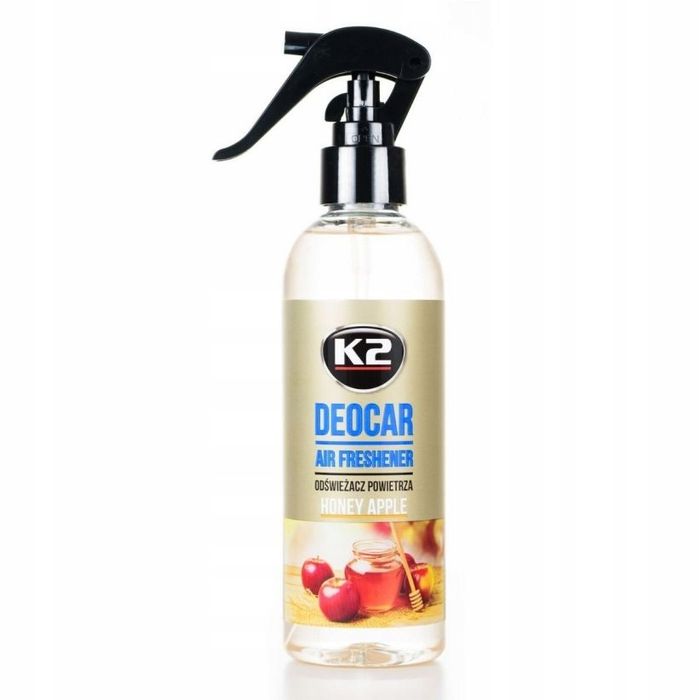 SKLEP: K2 DEOCAR ZAPACH SAMOCHODOWY Honey Apple Jabłko z miodem 250ml