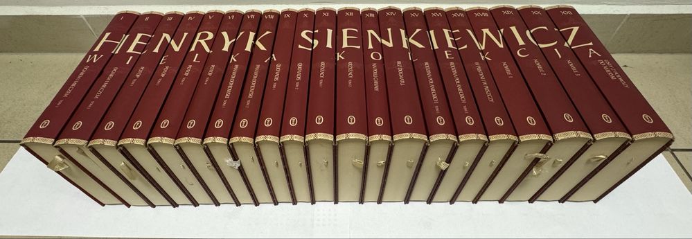 Henryk Sienkiewicz wielka kolekcja 21 tomów