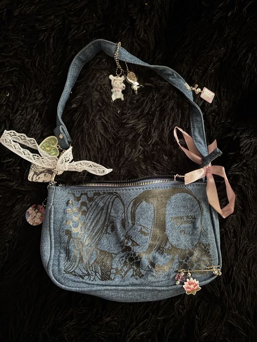 Сумка Нана джинсова аніме coquette y2k