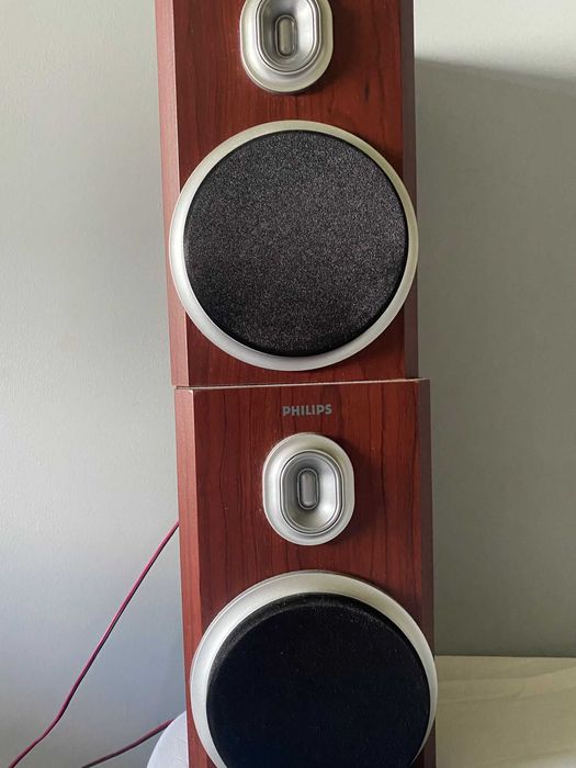 Leitor de CD e colunas Philips