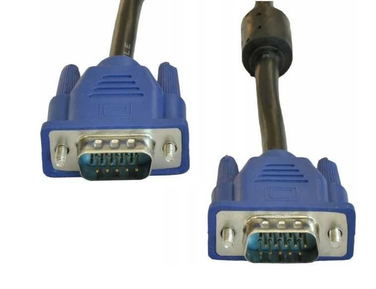 Kabel VGA Monitor PC D-SUB Full HD VGA SVGA 2m * Video-Play Wejherowo
