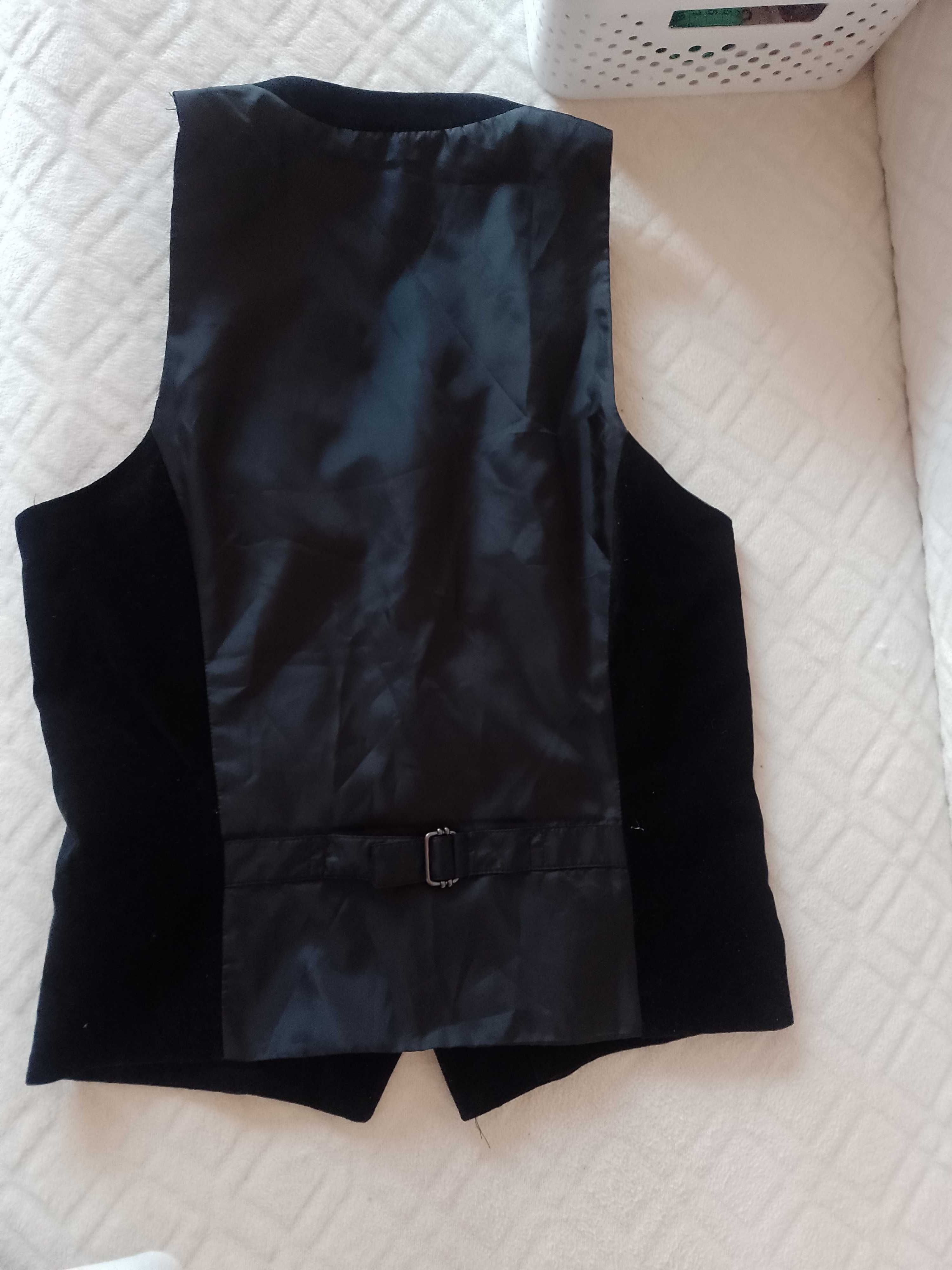 (S) H&M/ Aksamitna kamizelka garniturowa z Londynu, NOWA