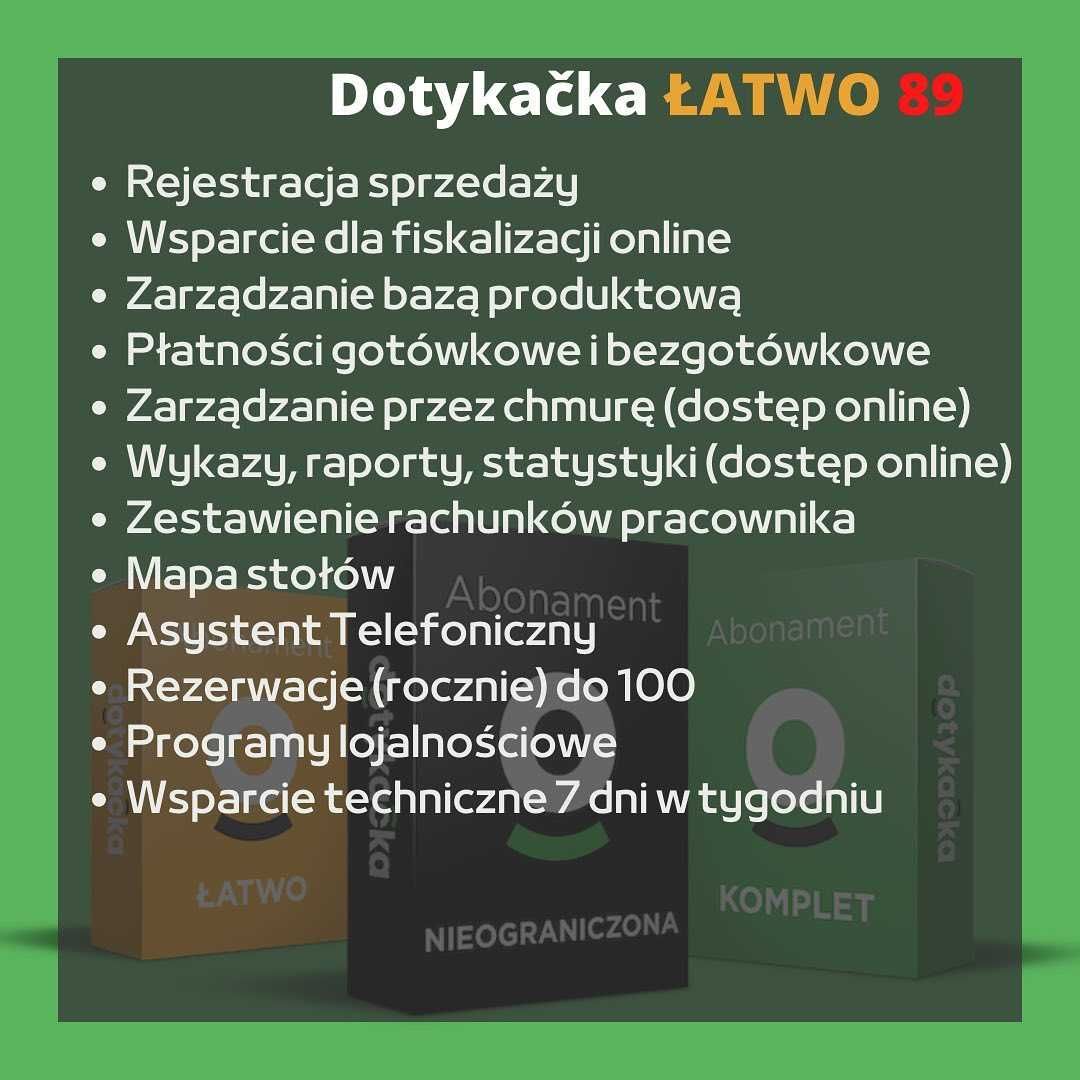System POS Dotykacka do gastronomii