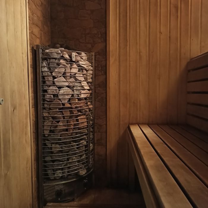 Дом у моря с бассейном и сауной