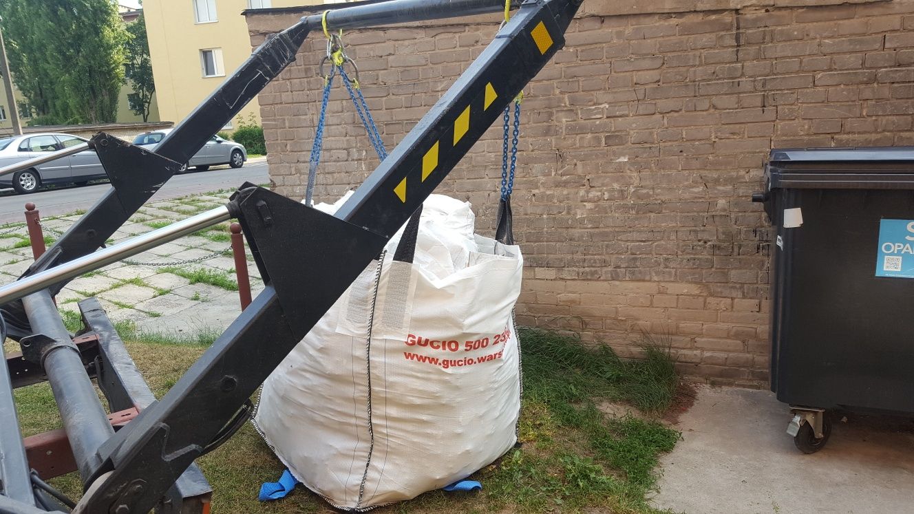 Wywóz odpadów kontenery worki Big Bag