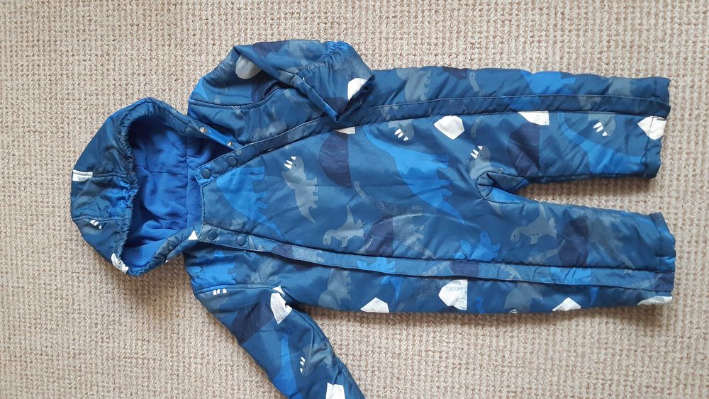 Kombinezon zimowy 92 Marks&Spencer dinozaury