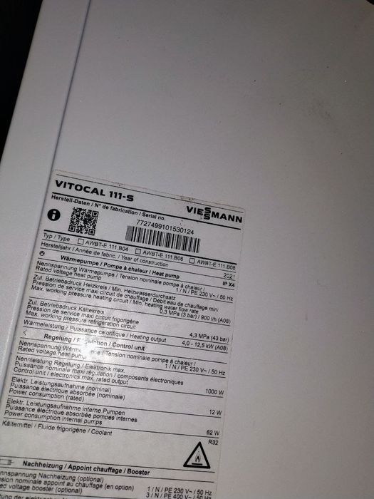 Pompa Ciepła Viessmann VITOCAL 111-s