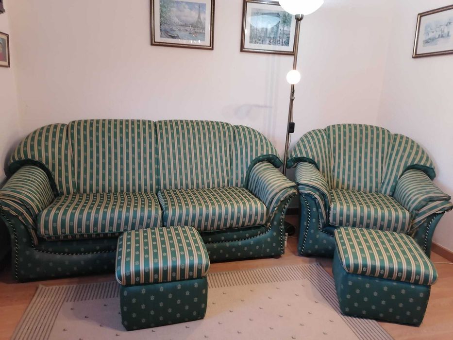 Sofá cama | oferta colchão | Conjunto 1 e 2 lugares