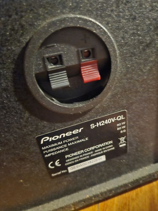 Kolumny Pioneer S-H240V-QL  piękne stylowe