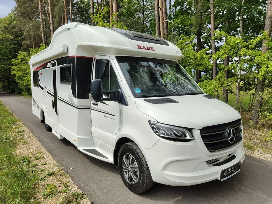 Mercedes-Benz Sprinter Kabe TMRX 780LXL Alde Klima skóra Full Opcja Nowy 7 tys. km  Automat 9 biegów Zawieszenie Alko Xenon El. Markiza Pakiet Zimowy Max