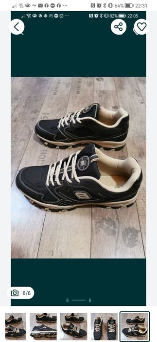 Trekingowe Sportowe Buty Męskie Lekkie Wygodne Czarne