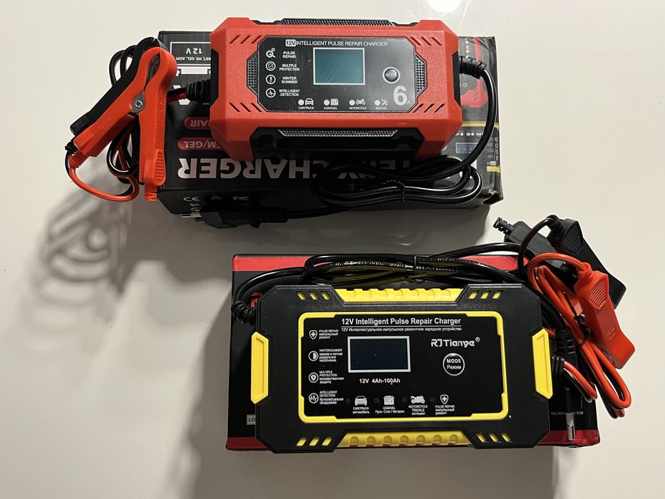Mocny,inteligentny prostownik,ładowarka do akumulatora LCD 12V. AGM