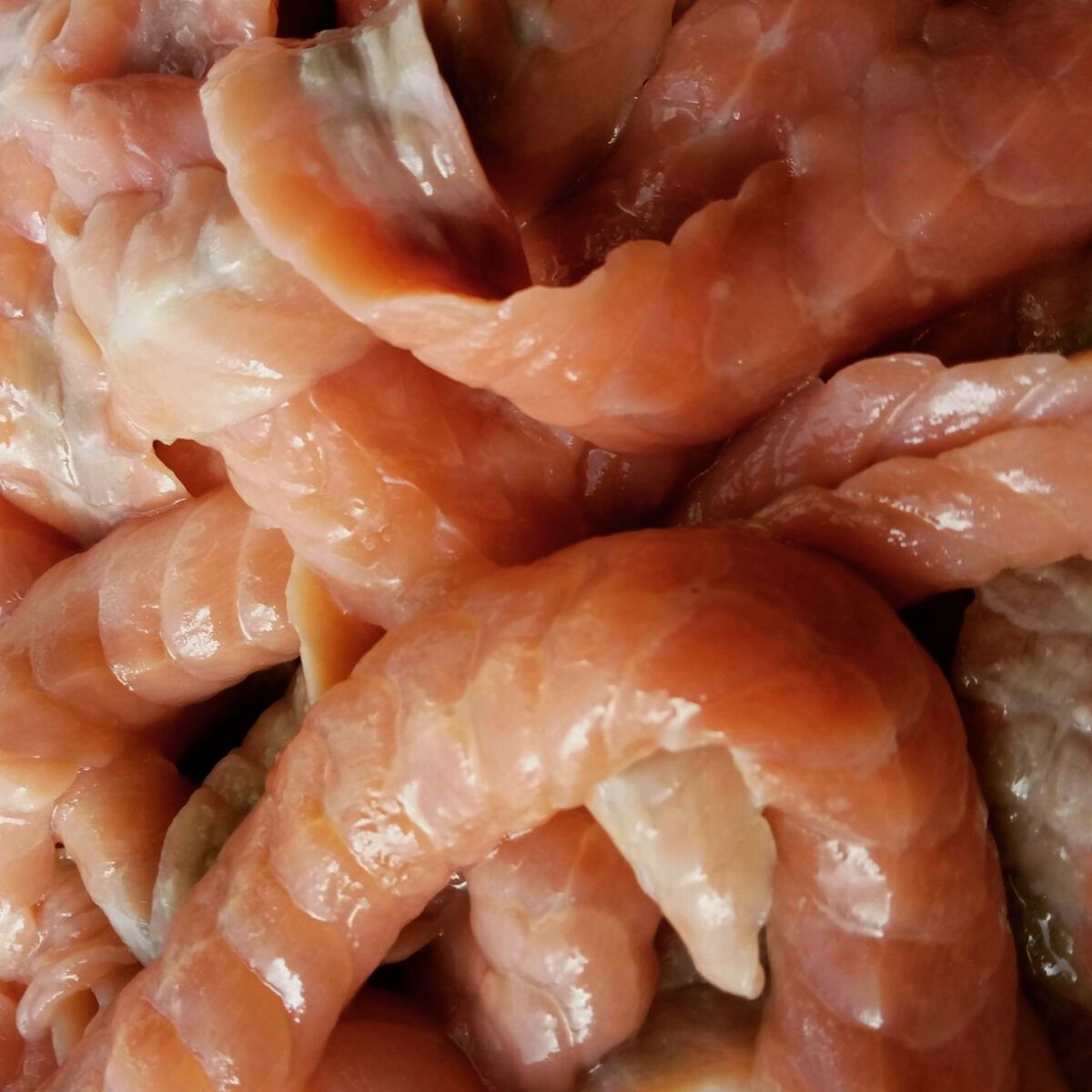 Слайсы лосося (семга) слабосоленые