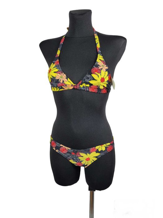 Nowy strój kostium kąpielowy bikini 34,XS komplet kwiaty Kaffe