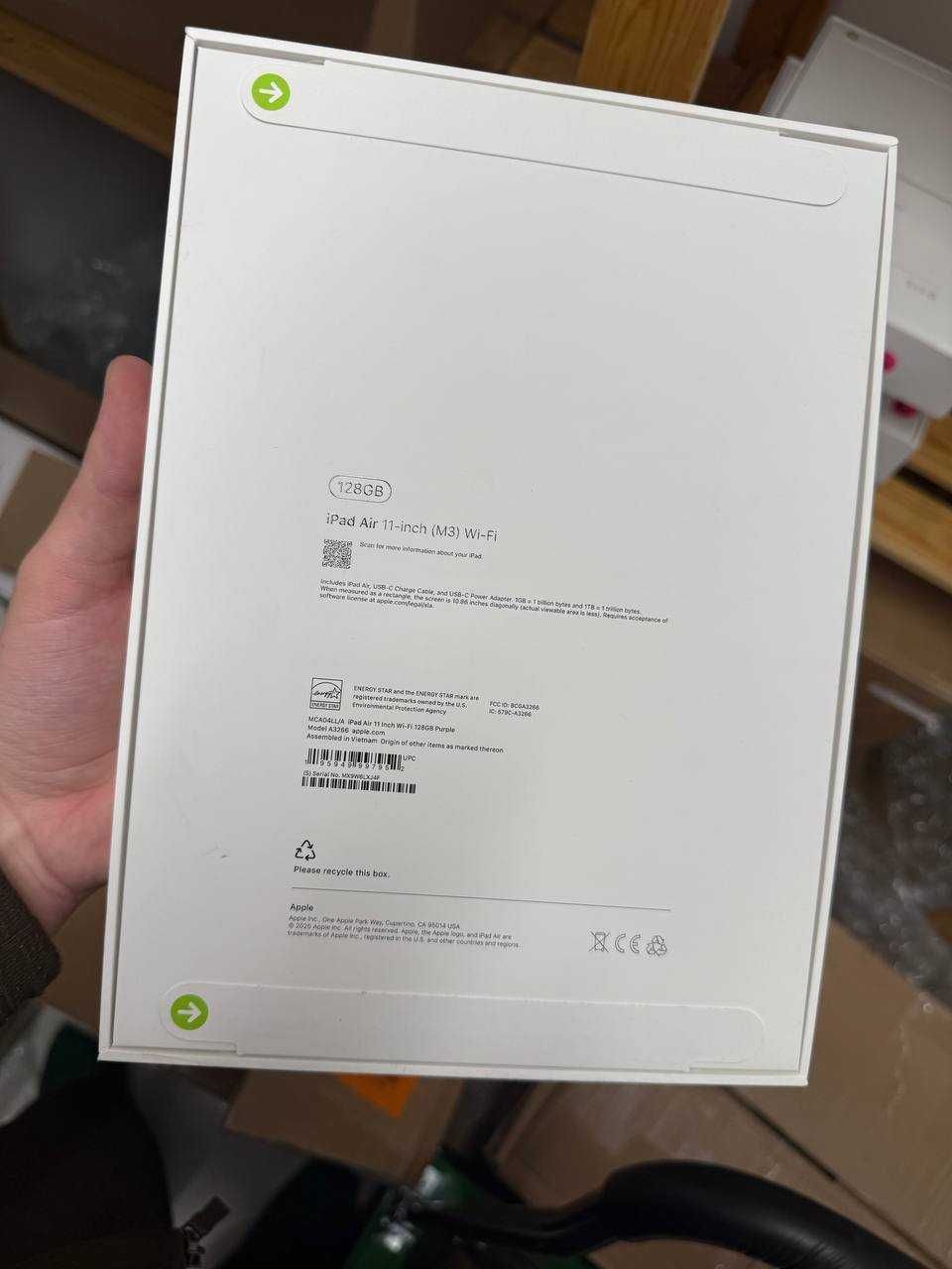 iPad Air 11" (2025) Wi-Fi 128GB – Fioletowy (MCA04)