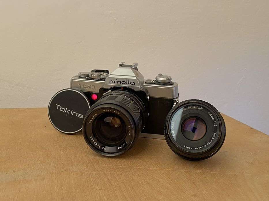 Minolta XG1 sprawna, Rokkor 45mm 2.0