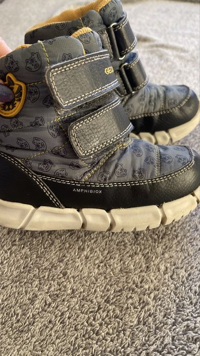 Зимові чоботи зимові чоботи geox р.26 теплі, мембрана черевики, джеокс