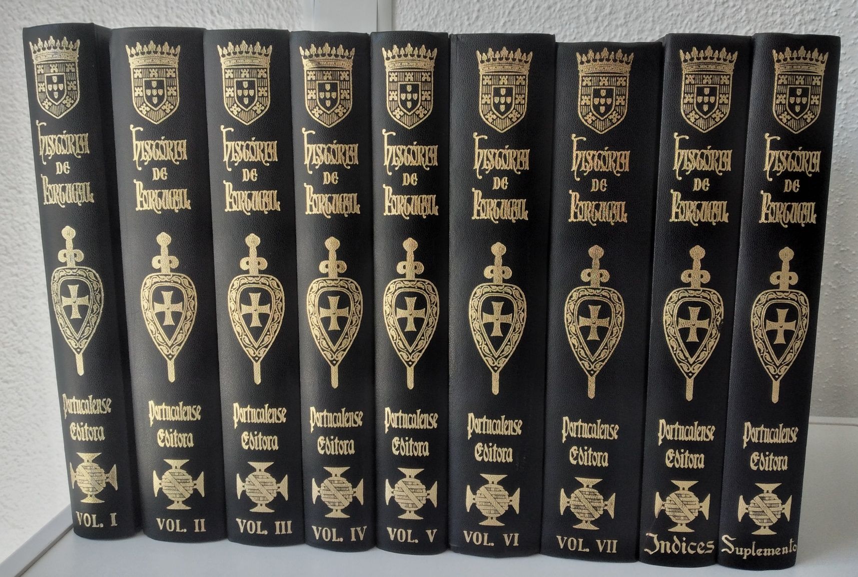 História de Portugal do Prof. Dr. Damião Peres em 9 livros novos
