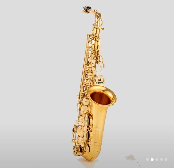 Saksofon altowy + Akcesoria: futerał, ustnik, szyjka - STAN Nowy