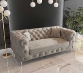 Sofa Boston Chesterfield Pikowana Dwuosobowa VeroLux